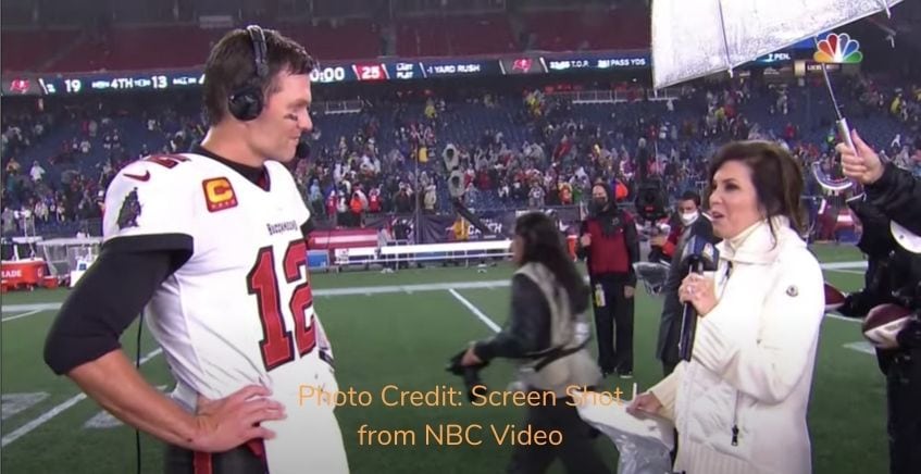 Tom Brady Post-Game Interview NBC